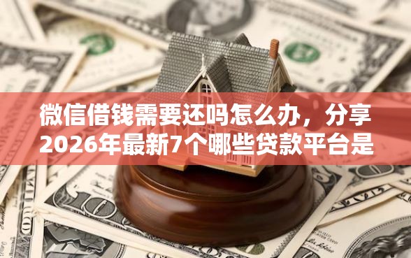 微信借钱需要还吗怎么办，分享2026年最新7个哪些贷款平台是正规的