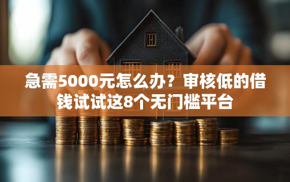 急需5000元怎么办？审核低的借钱试试这8个无门槛平台