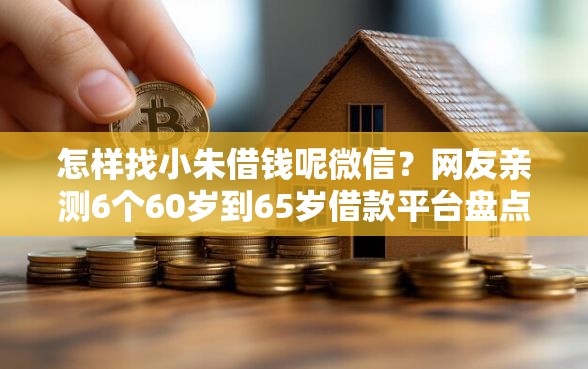 怎样找小朱借钱呢微信？网友亲测6个60岁到65岁借款平台盘点