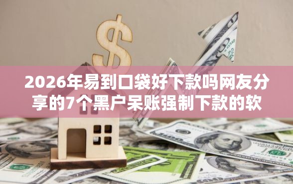 2026年易到口袋好下款吗网友分享的7个黑户呆账强制下款的软件我觉得不错！