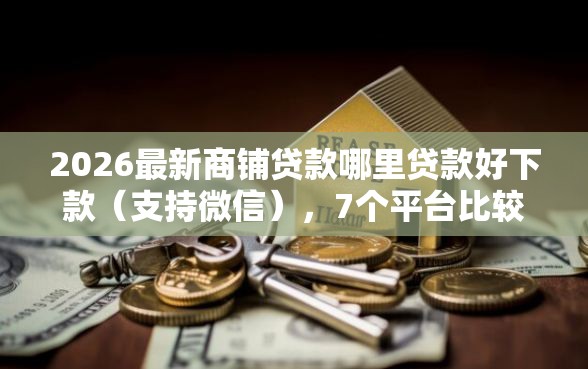 2026最新商铺贷款哪里贷款好下款（支持微信），7个平台比较好贷款无私分享