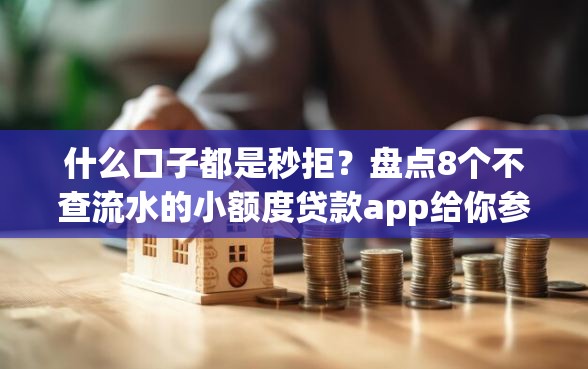 什么口子都是秒拒？盘点8个不查流水的小额度贷款app给你参考