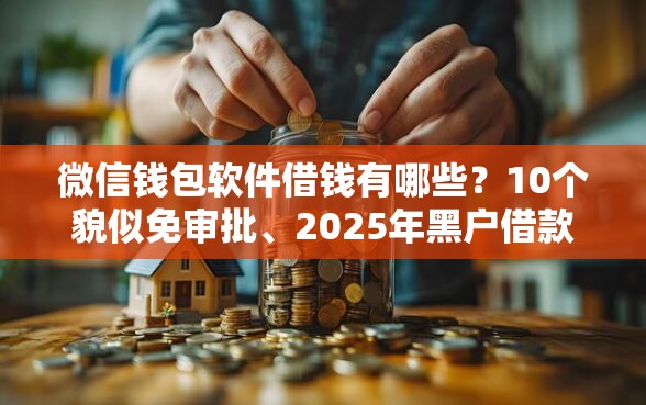 微信钱包软件借钱有哪些？10个貌似免审批、2025年黑户借款必下口子合集