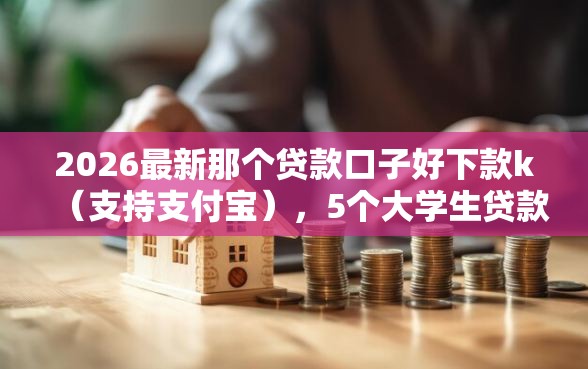 2026最新那个贷款口子好下款k（支持支付宝），5个大学生贷款的平台无私分享