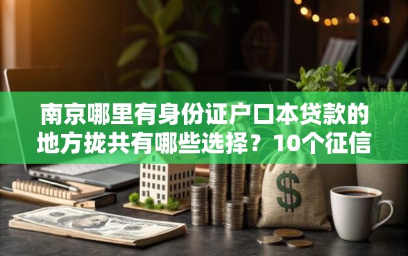 南京哪里有身份证户口本贷款的地方拢共有哪些选择？10个征信花了下款的平台详解