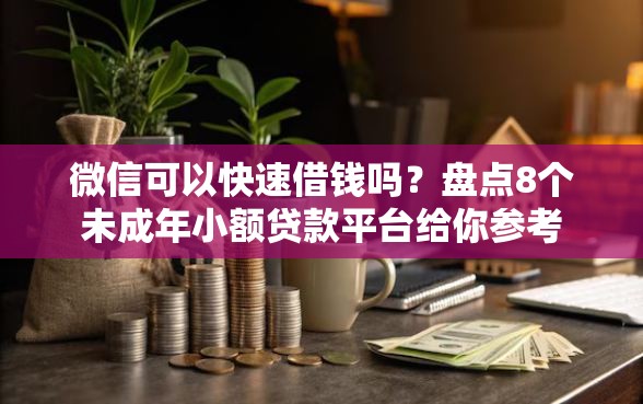 微信可以快速借钱吗？盘点8个未成年小额贷款平台给你参考