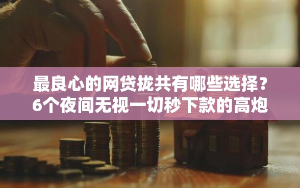 最良心的网贷拢共有哪些选择?6个夜间无视一切秒下款的高炮口子详解 最良心的网贷拢共有哪些选择?6个夜间无视一切秒下款的高炮口子详解