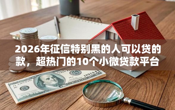2026年征信特别黑的人可以贷的款，超热门的10个小微贷款平台推荐
