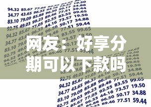 网友：好享分期可以下款吗？求介绍几款借款平台可以贷款