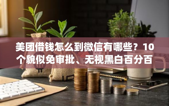 美团借钱怎么到微信有哪些？10个貌似免审批、无视黑白百分百下款的借款app合集