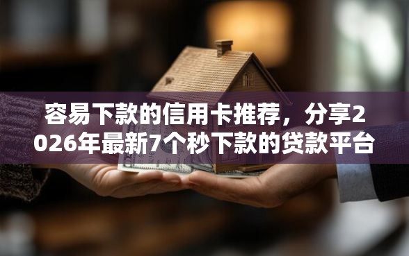 容易下款的信用卡推荐，分享2026年最新7个秒下款的贷款平台