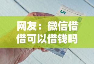 网友:微信借借可以借钱吗?求介绍几款18岁的借钱平台 网友:微信借借可以借钱吗?求介绍几款18岁的借钱平台