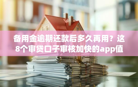 备用金逾期还款后多久再用？这8个审贷口子审核加快的app值得一试