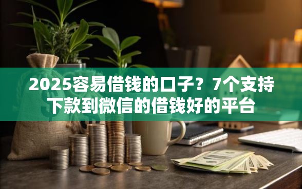2025容易借钱的口子？7个支持下款到微信的借钱好的平台