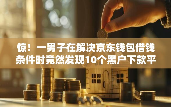 惊！一男子在解决京东钱包借钱条件时竟然发现10个黑户下款平台，事后分享了出来