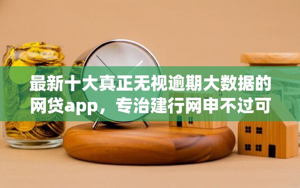 最新十大真正无视逾期大数据的网贷app，专治建行网申不过可以再