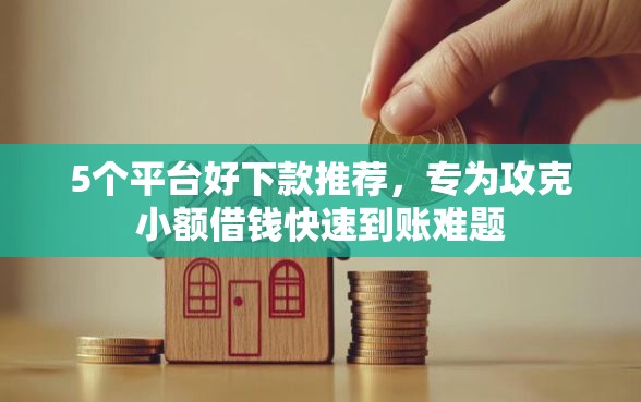 5个平台好下款推荐，专为攻克小额借钱快速到账难题