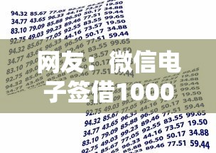 网友：微信电子签借10000？求介绍几款秒过的贷款平台