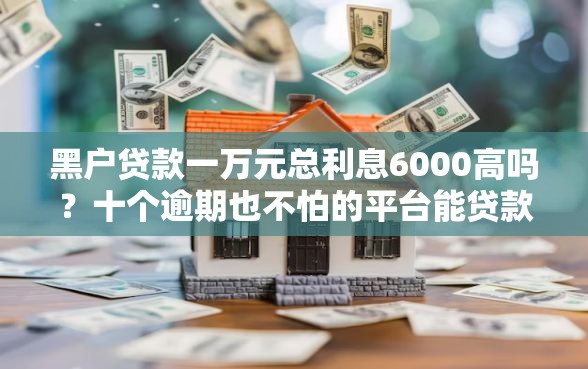 黑户贷款一万元总利息6000高吗？十个逾期也不怕的平台能贷款