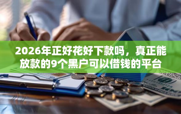 2026年正好花好下款吗，真正能放款的9个黑户可以借钱的平台推荐