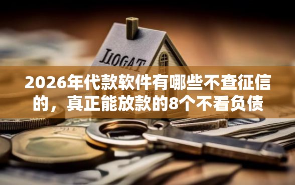 2026年代款软件有哪些不查征信的，真正能放款的8个不看负债的网贷软件推荐
