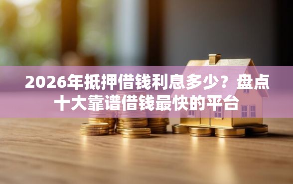 2026年抵押借钱利息多少？盘点十大靠谱借钱最快的平台
