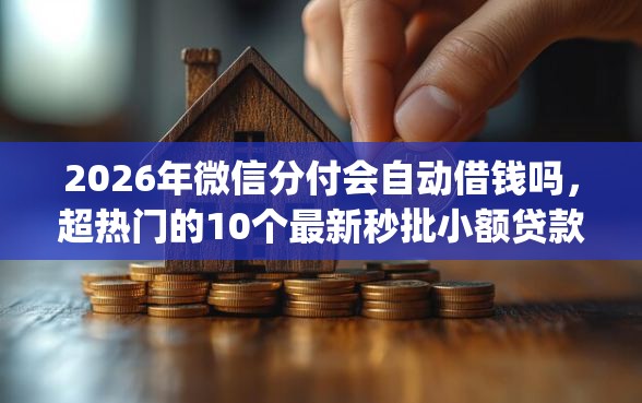 2026年微信分付会自动借钱吗，超热门的10个最新秒批小额贷款app推荐
