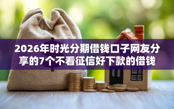 2026年时光分期借钱口子网友分享的7个不看征信好下款的借钱软件我觉得不错！