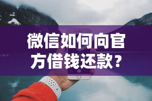 微信如何向官方借钱还款？十个逾期也不怕的网上借钱平台好最正规