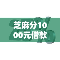 芝麻分1000元借款？这5个长期贷款平台可以试试