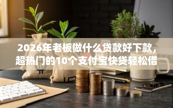 2026年老板做什么贷款好下款，超热门的10个支付宝快贷轻松借app推荐