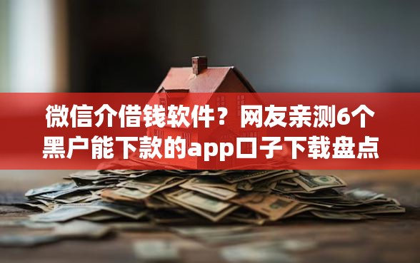 微信介借钱软件？网友亲测6个黑户能下款的app口子下载盘点