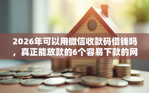 2026年可以用微信收款码借钱吗，真正能放款的6个容易下款的网贷口子推荐