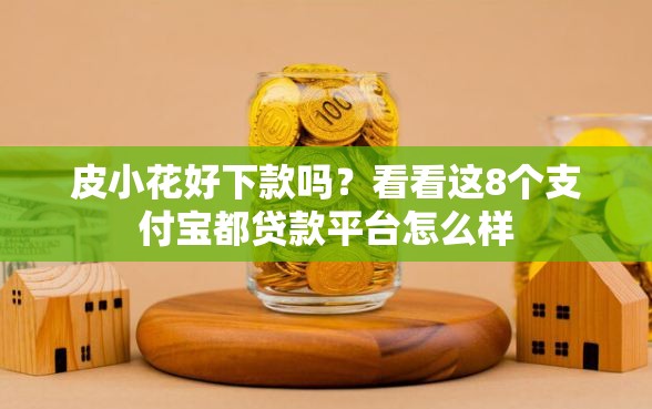 皮小花好下款吗？看看这8个支付宝都贷款平台怎么样