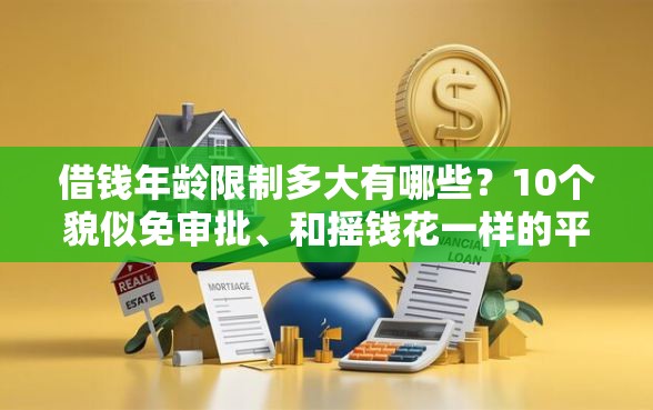 借钱年龄限制多大有哪些?10个貌似免审批、和摇钱花一样的平台合集 借钱年龄限制多大有哪些?10个貌似免审批、和摇钱花一样的平台合集