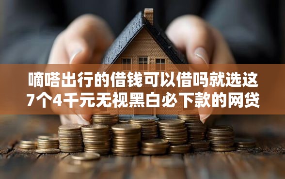 嘀嗒出行的借钱可以借吗就选这7个4千元无视黑白必下款的网贷口子