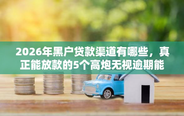 2026年黑户贷款渠道有哪些,真正能放款的5个高炮无视逾期能下的口子推荐 2026年黑户贷款渠道有哪些,真正能放款的5个高炮无视逾期能下的口子推荐