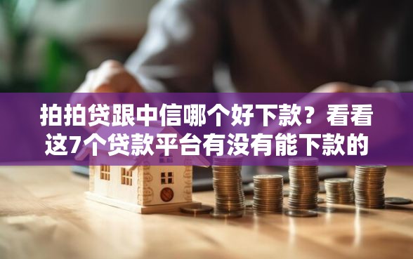 拍拍贷跟中信哪个好下款？看看这7个贷款平台有没有能下款的