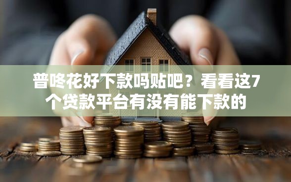 普咚花好下款吗贴吧？看看这7个贷款平台有没有能下款的