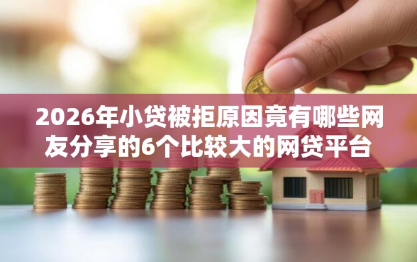 2026年小贷被拒原因竟有哪些网友分享的6个比较大的网贷平台我觉得不错！