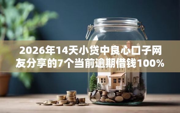 2026年14天小贷中良心口子网友分享的7个当前逾期借钱100%能借到平台我觉得不错！