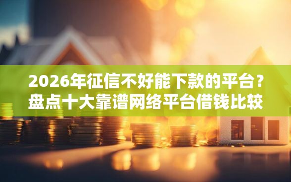 2026年征信不好能下款的平台?盘点十大靠谱网络平台借钱比较可靠 2026年征信不好能下款的平台?盘点十大靠谱网络平台借钱比较可靠