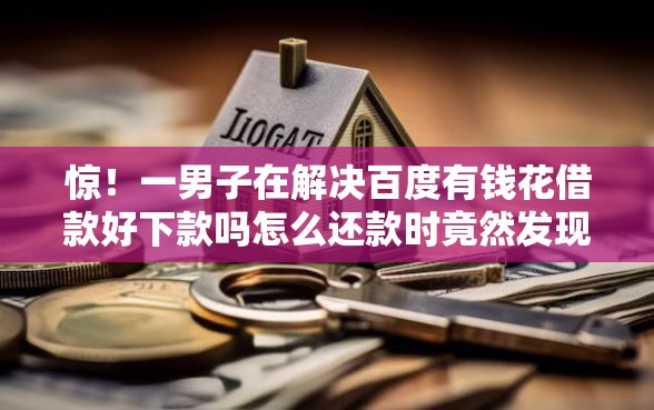 惊！一男子在解决百度有钱花借款好下款吗怎么还款时竟然发现5个非法贷款平台，事后分享了出来