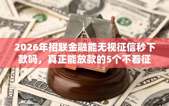 2026年招联金融能无视征信秒下款吗，真正能放款的5个不看征信的小额贷款平台推荐
