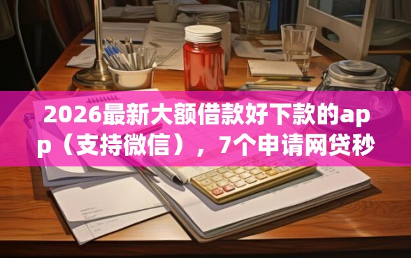 2026最新大额借款好下款的app(支持微信),7个申请网贷秒拒还有哪几个平台可以借无私分享 2026最新大额借款好下款的app(支持微信),7个申请网贷秒拒还有哪几个平台可以借无私分享
