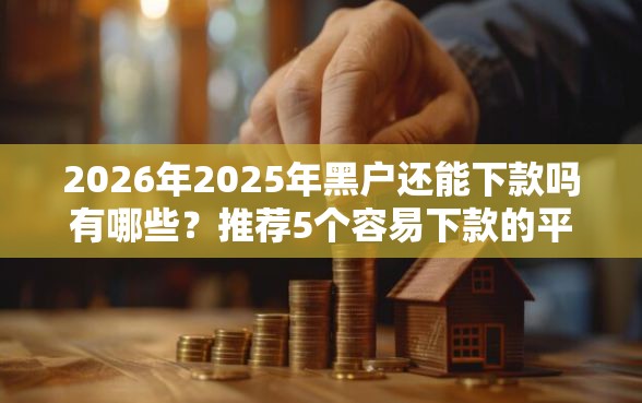 2026年2025年黑户还能下款吗有哪些？推荐5个容易下款的平台