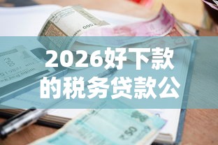 2026好下款的税务贷款公司，差20000元就选这8个平台