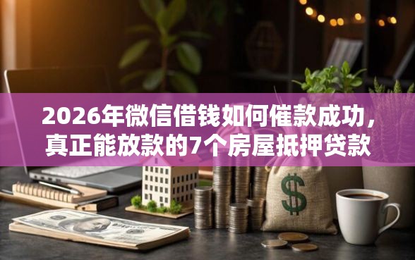 2026年微信借钱如何催款成功，真正能放款的7个房屋抵押贷款平台推荐
