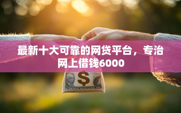 最新十大可靠的网贷平台，专治网上借钱6000
