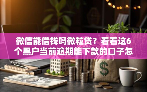 微信能借钱吗微粒贷？看看这6个黑户当前逾期能下款的口子怎么样